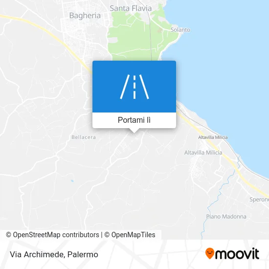 Mappa Via Archimede