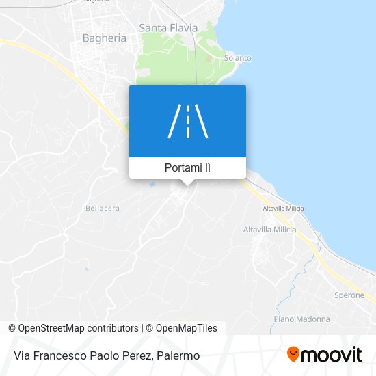 Mappa Via Francesco Paolo Perez