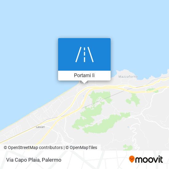 Mappa Via Capo Plaia