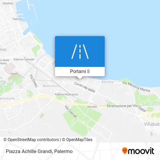 Mappa Piazza Achille Grandi