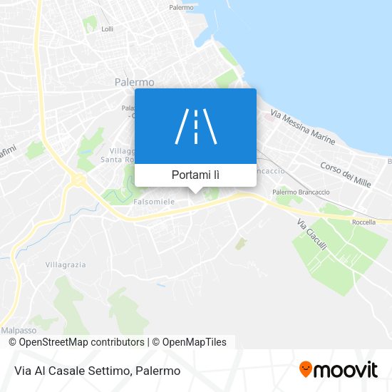 Mappa Via Al Casale Settimo