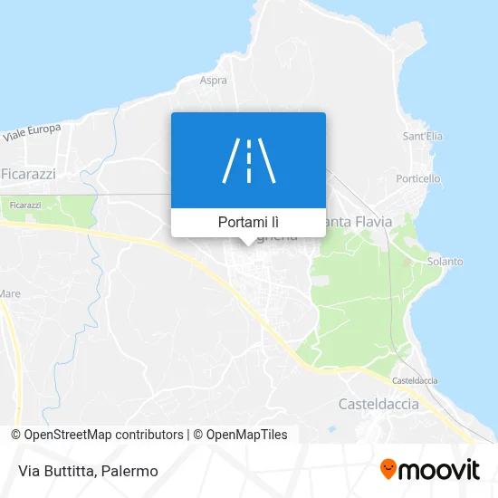 Mappa Via Buttitta
