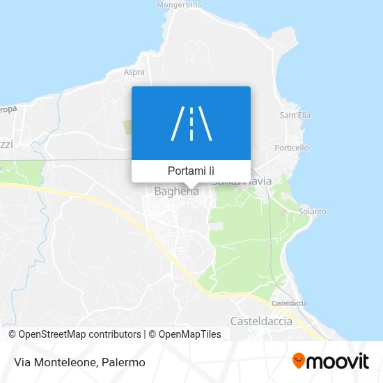 Mappa Via Monteleone
