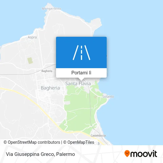 Mappa Via Giuseppina Greco