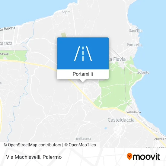 Mappa Via Machiavelli