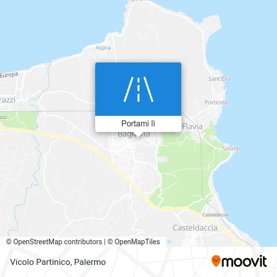 Mappa Vicolo Partinico