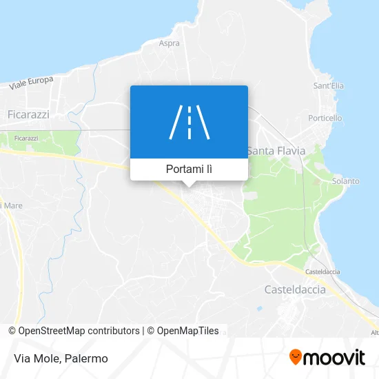 Mappa Via Mole