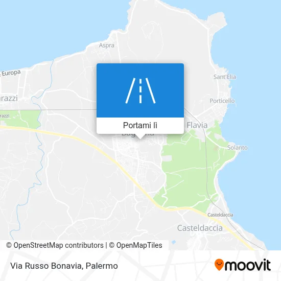 Mappa Via Russo Bonavia