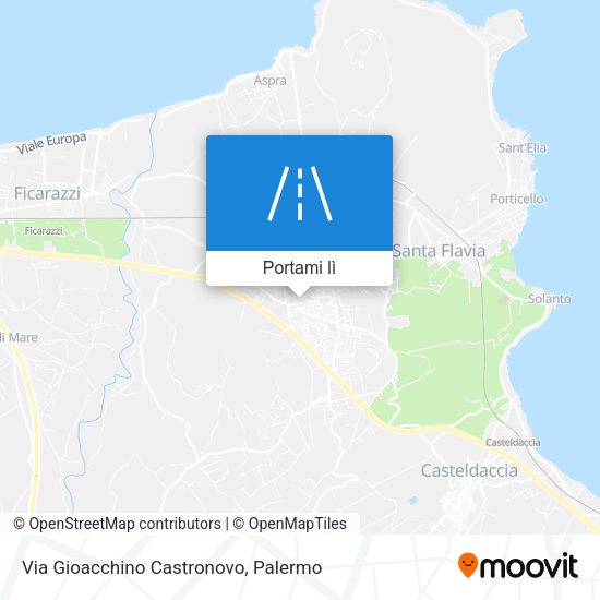 Mappa Via Gioacchino Castronovo