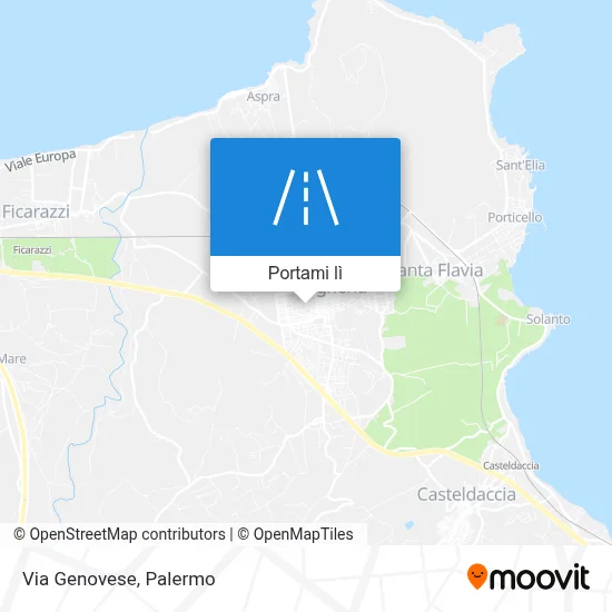 Mappa Via Genovese