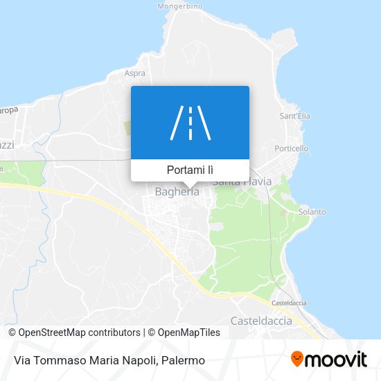 Mappa Via Tommaso Maria Napoli