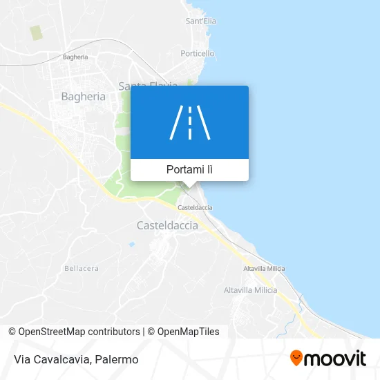 Mappa Via Cavalcavia