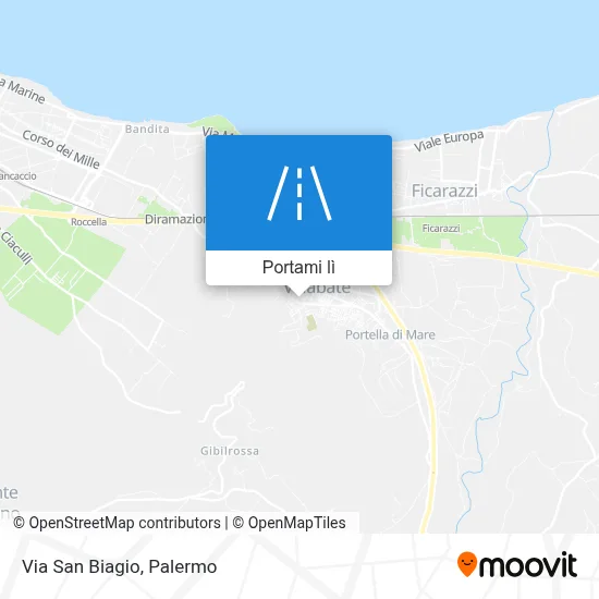 Mappa Via San Biagio