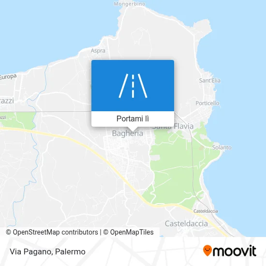 Mappa Via Pagano