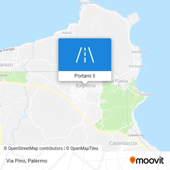 Mappa Via Pino