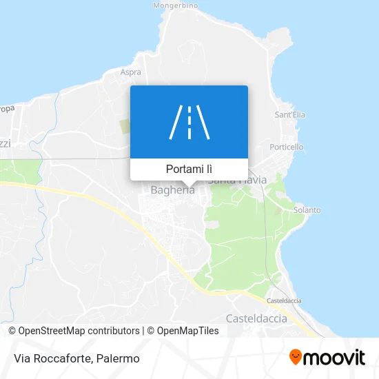 Mappa Via Roccaforte