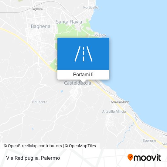 Mappa Via Redipuglia