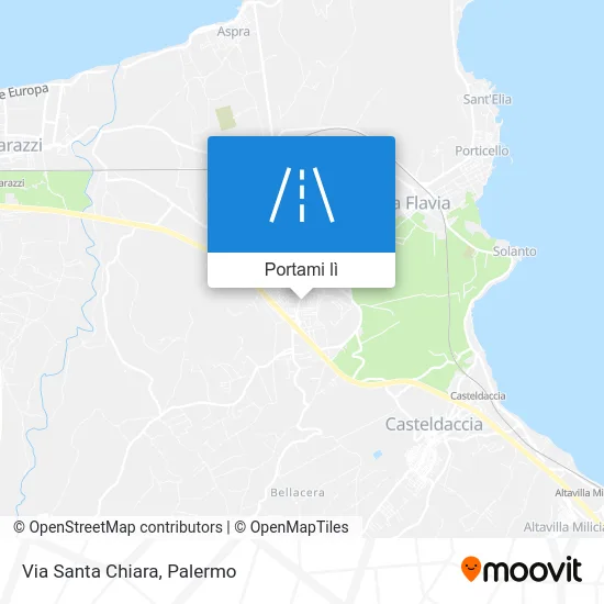 Mappa Via Santa Chiara