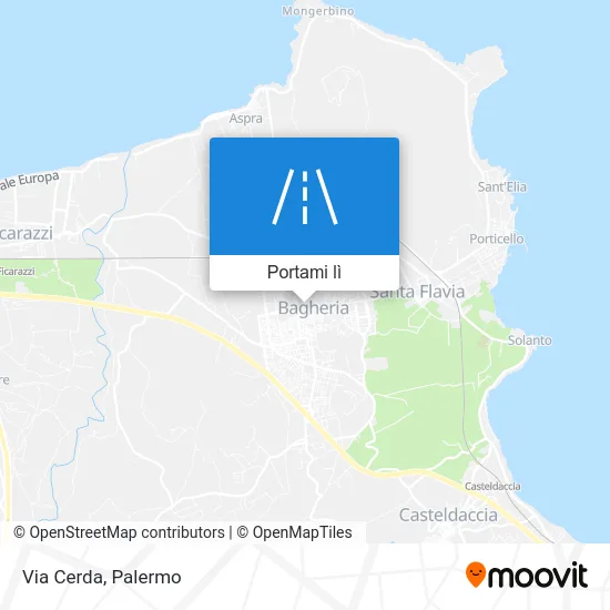 Mappa Via Cerda