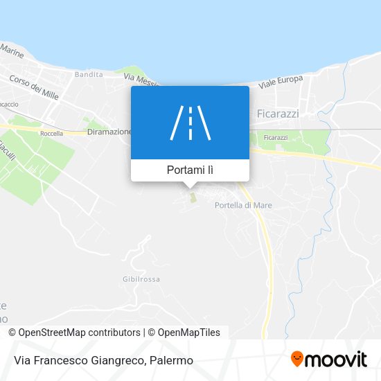 Mappa Via Francesco Giangreco