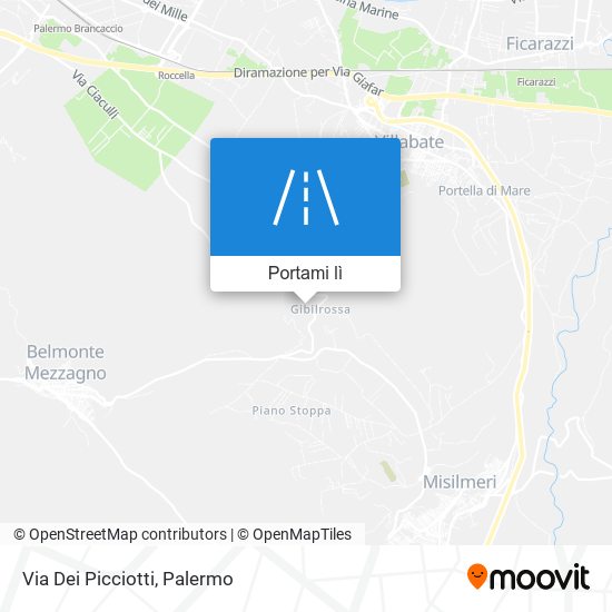 Mappa Via Dei Picciotti