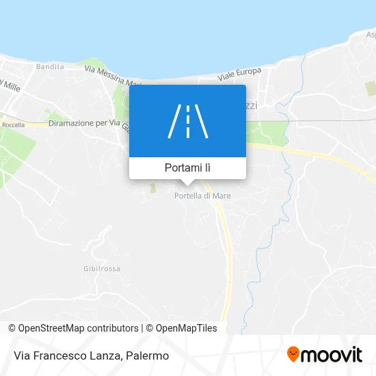 Mappa Via Francesco Lanza
