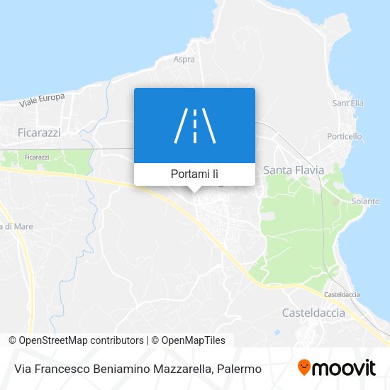 Mappa Via Francesco Beniamino Mazzarella