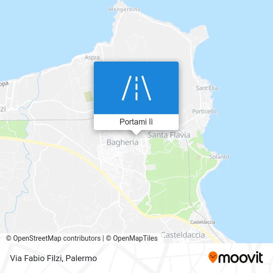 Mappa Via Fabio Filzi