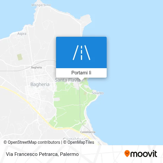 Mappa Via Francesco Petrarca