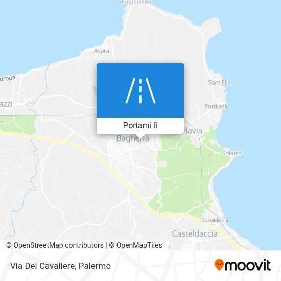 Mappa Via Del Cavaliere