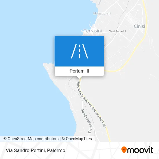 Mappa Via Sandro Pertini