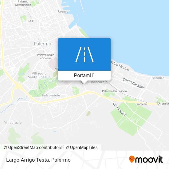 Mappa Largo Arrigo Testa