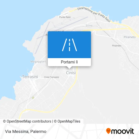 Mappa Via Messina