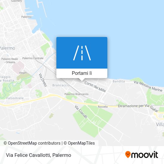 Mappa Via Felice Cavallotti