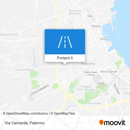 Mappa Via Camarda