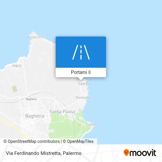 Mappa Via Ferdinando Mistretta