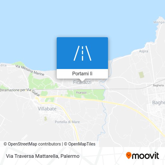 Mappa Via Traversa Mattarella
