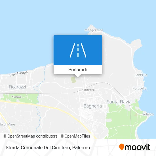 Mappa Strada Comunale Del Cimitero