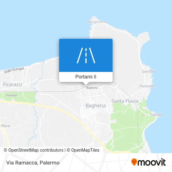 Mappa Via Ramacca