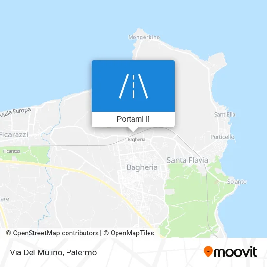 Mappa Via Del Mulino