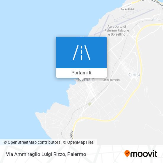Mappa Via Ammiraglio Luigi Rizzo