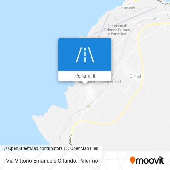 Mappa Via Vittorio Emanuele Orlando