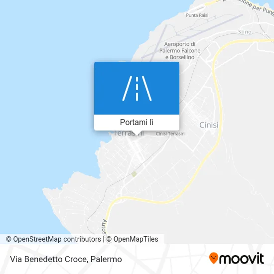 Mappa Via Benedetto Croce