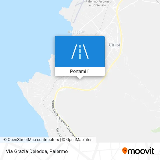 Mappa Via Grazia Deledda