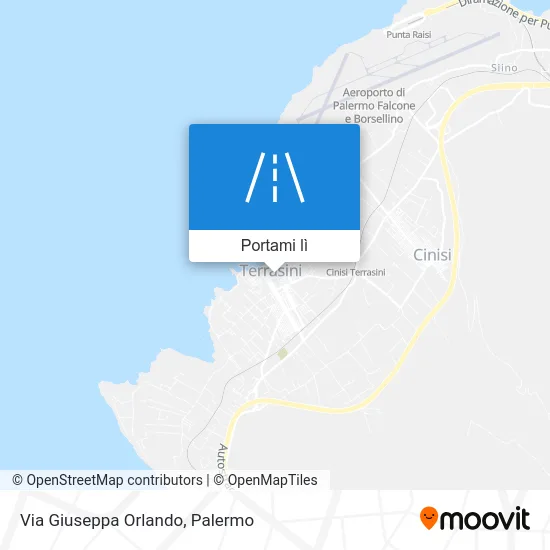 Mappa Via Giuseppa Orlando