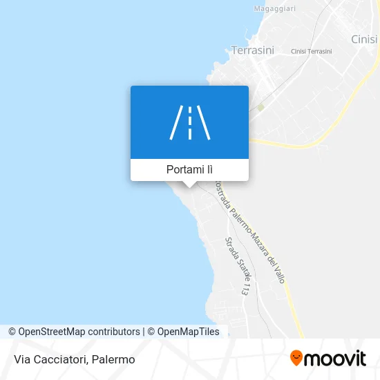 Mappa Via Cacciatori