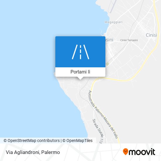 Mappa Via Agliandroni