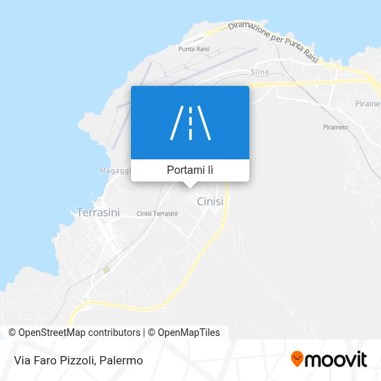 Mappa Via Faro Pizzoli