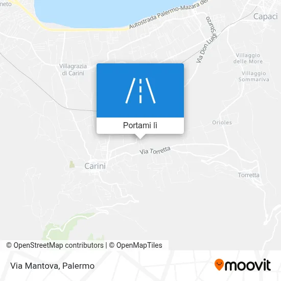 Mappa Via Mantova