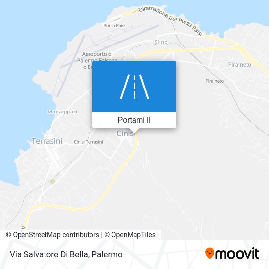 Mappa Via Salvatore Di Bella